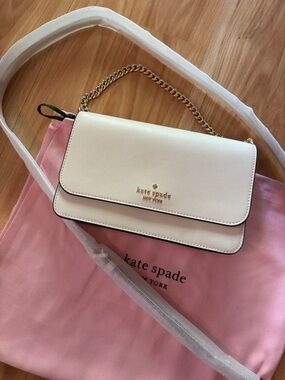 Kate Spade New York Madison Willow Crossbody Bag in Meringue Ivory